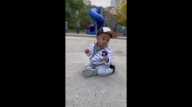 My son got hit by a soccer ball and the kids and the parents just ran away.