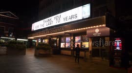 The Prince Charles Cinema in the West End of London pays tribute to the Queen with a beautiful set of words