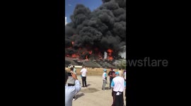 Large fire rips through Ataturk University in Turkey's Erzurm