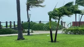 Strong winds in Turks and Caicos as Hurricane Fiona strengthens to category 3