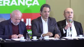 Candidates for the Presidency of the Republic from past elections support Lula in São Paulo, Brazil