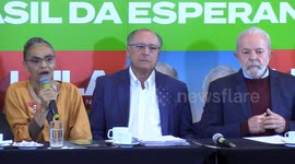 Candidates for the Presidency of the Republic from past elections support Lula in São Paulo, Brazil