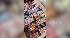 UK mum spends £4k on Disney obsession and has 260 pairs of socks with characters on