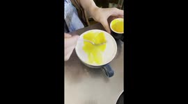 Barista pours her love for landscape painting on top of latte