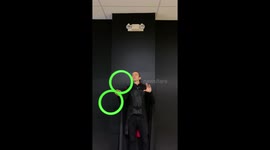 'Ring Jedi' pays tribute to Baby Yoda by performing his 'magic hand thing' with rings