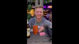 Birthday boy gets surprised by his friends in Thailand