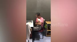 Heartwarming moment lonely cat-loving grandma, 80, meets her new pet