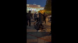 Russian police make arrest after protesters gather in Moscow against partial mobilisation