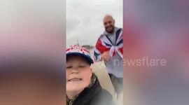 Stunned schoolboy went for a day-break jog with boxing champion Tyson Fury after camping out to meet his hero