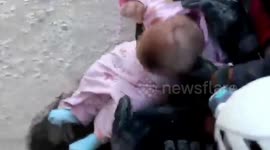 Girl pulled alive from collapsed four-storey building in Jordan