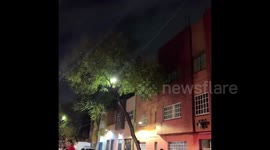 Mexico: People Rush Outdoors As M6.8 Earthquake Strikes