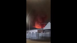 Warehouse destroyed as blaze erupts at London business park