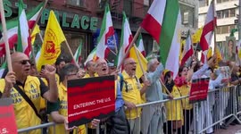 New Yorkers gather to protest executed woman by Iranian regime