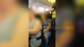 A 'rude' and 'intoxicated' man was removed from a flight by police after insulting the cabin crew