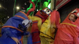 Epic fancy dress as Birmingham medical students take on Freshers Week in annual costume extravaganza!