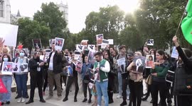 Protest a Parliament Square against the murder of Mahsa Amini by the totalitarian regime in Iran