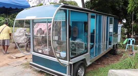DIY fanatic builds his own electric car that runs on solar power