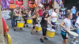 The protest movement promoted by Fridays for Future-Juventud por el Clima in Spain returns to the streets to demand justice for the climate in Madrid on 23rd September, 2022.