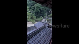 Japan: Tropical Storm Talas Brings Heavy Rains Causing Landslides In Shizuoka