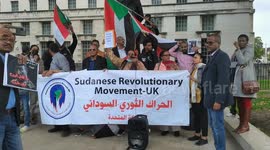 Protest for Peace and Justice for Sudan, London, UK