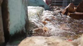 beautiful slow motion  waterfall  in India , Slow Motion View Of A Beautiful Waterfall