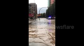 Storm brings heavy rains and severe flooding to Tarragona, Spain