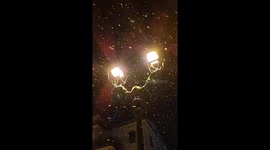 Nevicata in slow motion ad agnone ( molise italy )