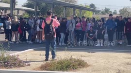 Outrage of parents and students at high school in Bakersfield, California, over unconfirmed social media reports of fentanyl overdoses