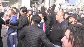 Mahsa Amini: Dramatic video shows ‘pro-regime Shia’ clash with protesters in London's Marble Arch