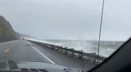 Canada: High Waves Brought By Hurricane Fiona Along Coastline