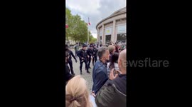 Paris police use tear gas to disperse protest over Mahsa Amini's death