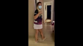 Girl returns to her hometown after 2 years and immediately surprises her BFF