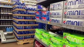 Water is restocked at supermarket in Florida before hurricane Ian pummels