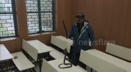Snake catcher captures four-feet cobra inside Indian university