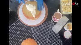 Creative cake artist shares step-by-step tutorial of making a 'Death Star' cake