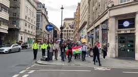 Mahsa Amini protesters march in Central London