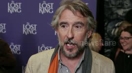 Steve Coogan gives interview during