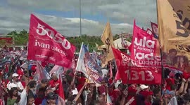 Brazil Elections: Former President Lula participates in a rally with political allies in Sao Paulo