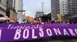 Carnival turns into 'Carna-Lula' In Support Of Lula da Silva in Sao Paulo, Brazil