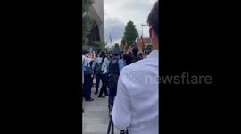 Japan: Police Clash With Protesters Against State Funeral For Shinzo Abe 3