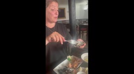 Essex woman regrets challenging herself to eat a plate full of oysters