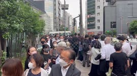 Japan: Mourners Line Up To Lay Flowers Outside Venue Of State Funeral For Former PM Shinzo Abe 5