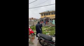 Hundreds of homes destroyed as Typhoon Noru approaches Vietnam