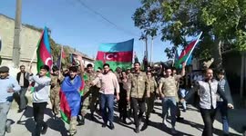 Azerbaijanis descend on streets to celebrate Memorial Day