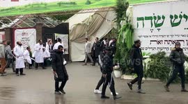 Air raid sirens sound as Hasidic Jews celebrate Rosh Hashanah in Ukraine's Uman