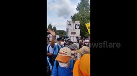 Protest against Shinzo Abe state funeral in Tokyo, Japan