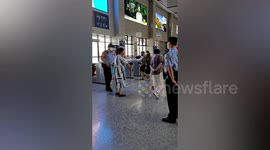 Chinese woman kills fish after being told she cannot take live animals onto train