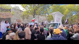 France: Mahsa Amini Protesters Clash With Police After Marching Toward Iranian Embassy In Paris 2