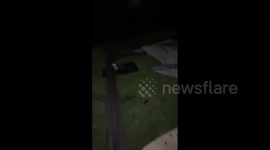US: Gusty Winds Damage Houses Ahead Of Hurricane Ian In Florida
