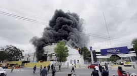 Massive fire erupts at Paraguay's Superior Court of Electoral Justice